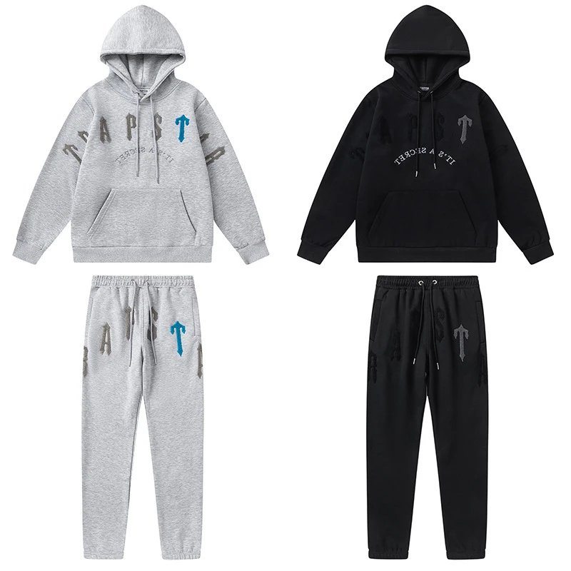 Trapstar Embroidered Logo Light Blue Hoodie - 9