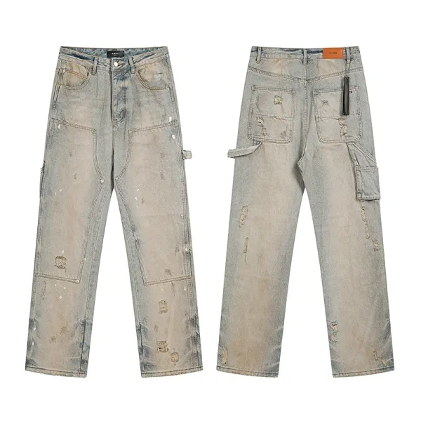 Asics Workwear Distressed Cargo Jeans - 1