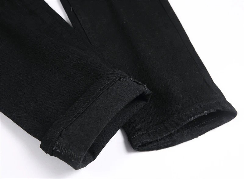 Amiri Black Distressed Patchwork Jeans - 13
