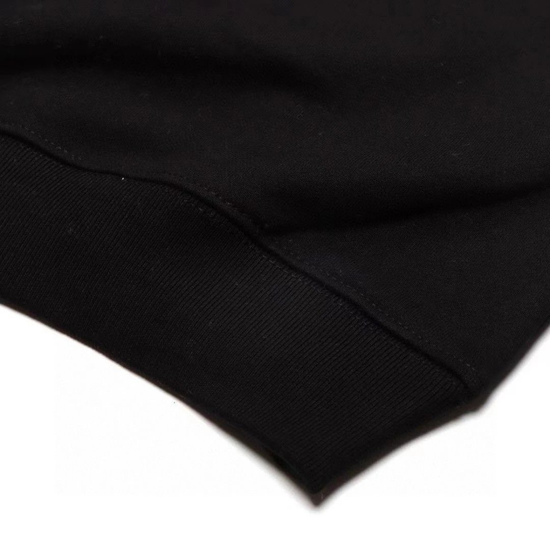 Balenciaga Logo Print Black Hoodie - 50