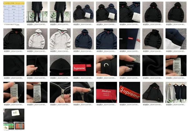 Supreme Gothic Logo Work Jacket Black Outerwear - 16