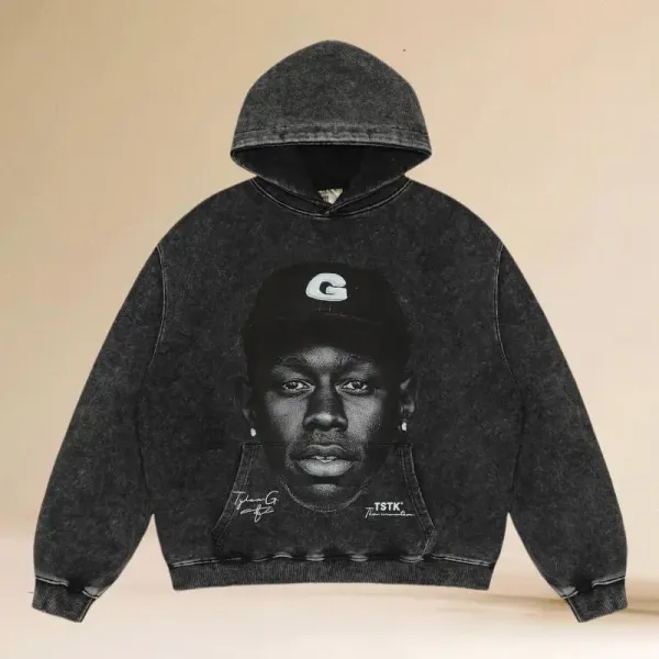 Tyler, The Creator x Golf Wang Acid Wash Hoodie Black - 1