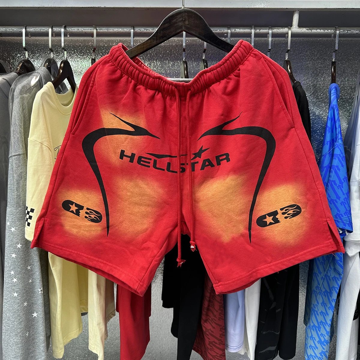 Hellstar Shorts Drawstring Graphic Print image 3