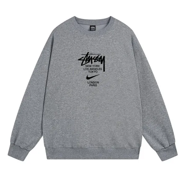Stussy x Nike City Series Gray Hoodie - 1