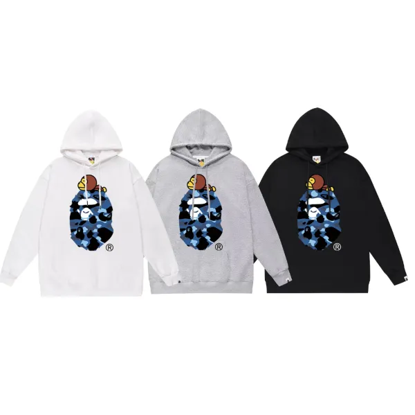 A Bathing Ape ABC Camo Bapesta Hoodie Black - 8