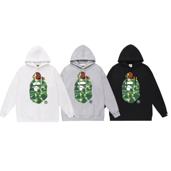 A Bathing Ape ABC Camo Bapesta Hoodie Black - 9