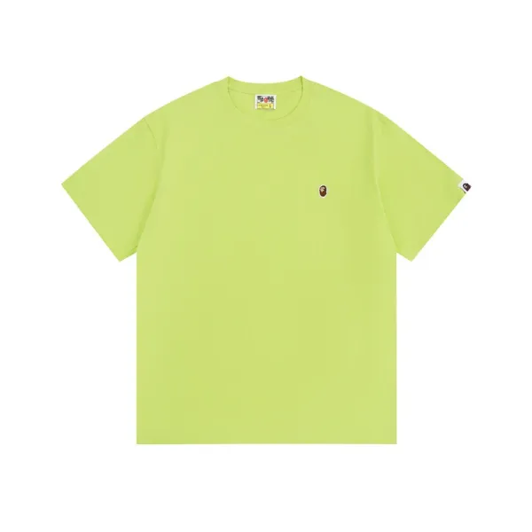 A Bathing Ape Classic Logo T-Shirt Lime Green T-Shirt - 1