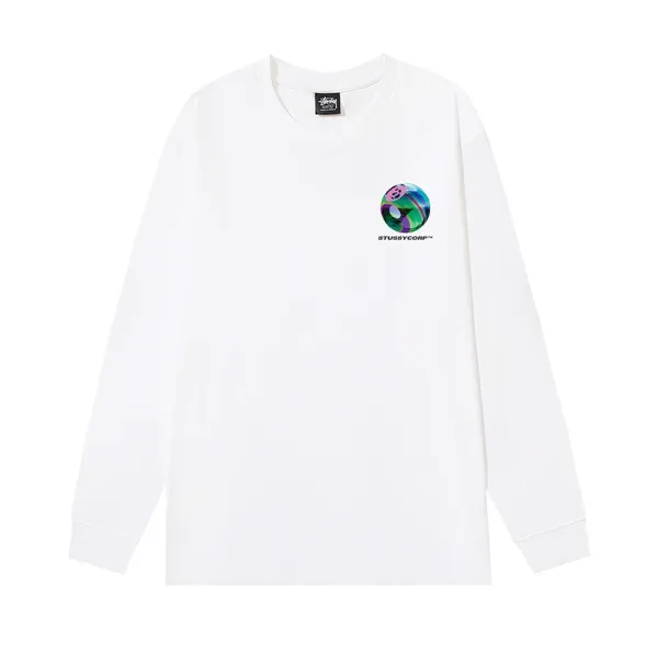Stüssy StussyCorp™ Multicolor Orb Long Sleeve T-Shirt - 1