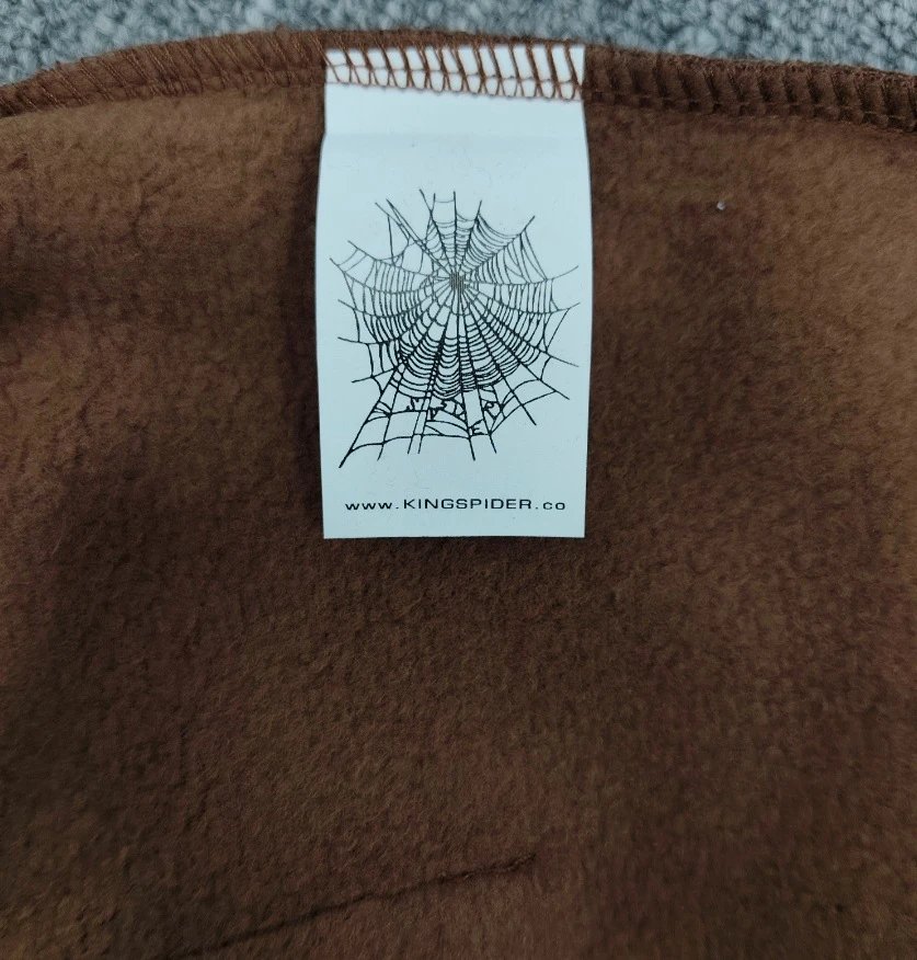 Spöder Distressed Brown Tie-Dye Hoodie with Orange Logo Print - 10