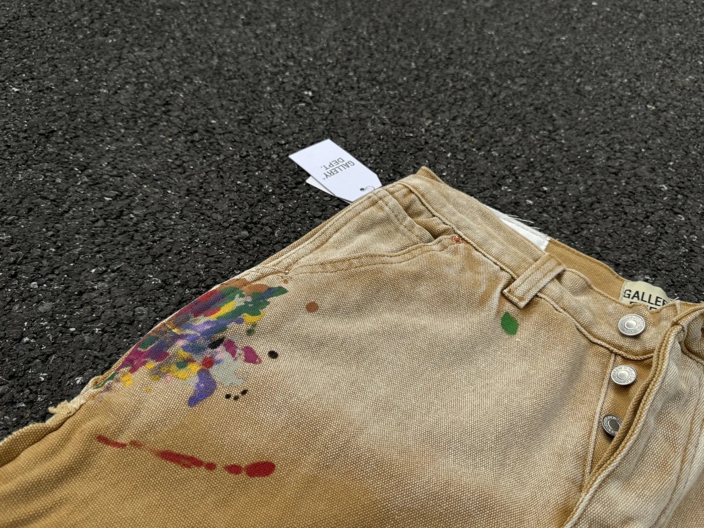 Off-White x Denim Patchwork Flared Jeans Multicolor - 2