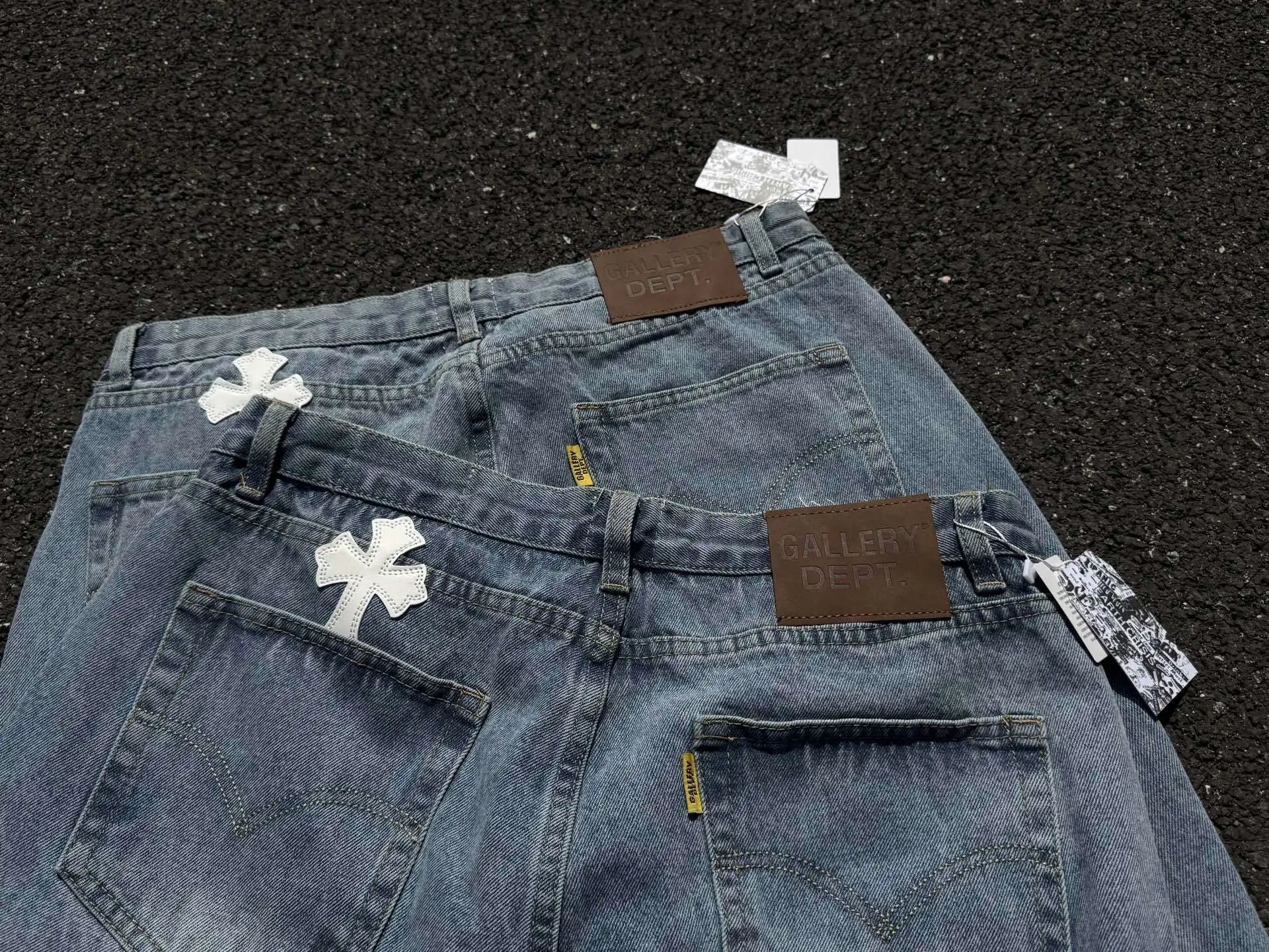 Off-White x Denim Patchwork Flared Jeans Multicolor - 7