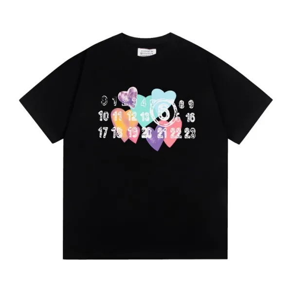 Off-White 123456 Graphic T-Shirt Black - 35