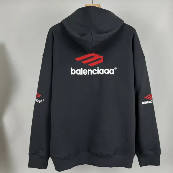 Balenciaga Triple A Hoodie Black - 14