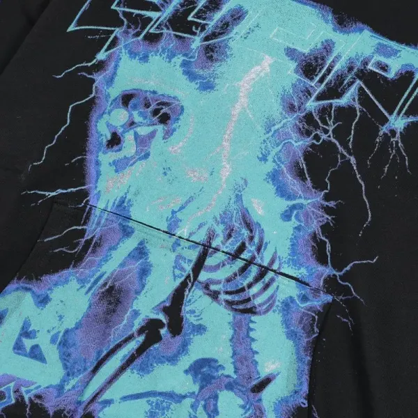 Guapi Cyberpunk Queen Black Pink Graphic Hoodie - 32