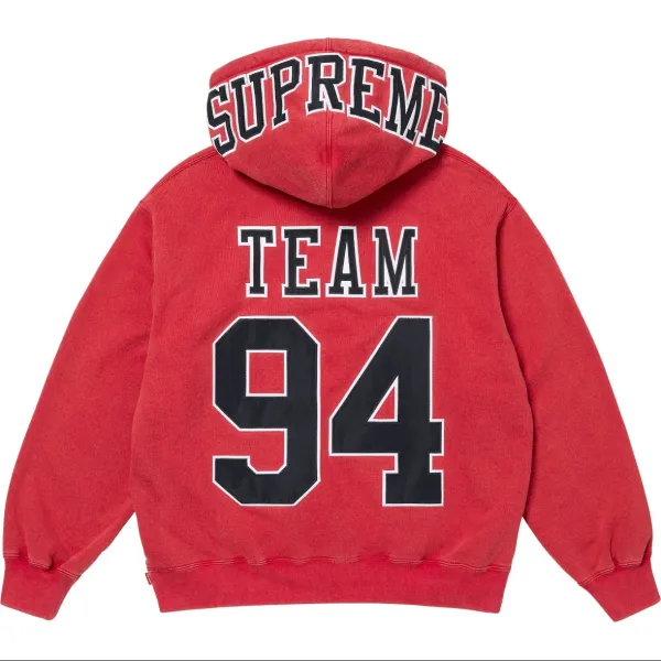 Supreme Team 94 Hoodie Red - 1