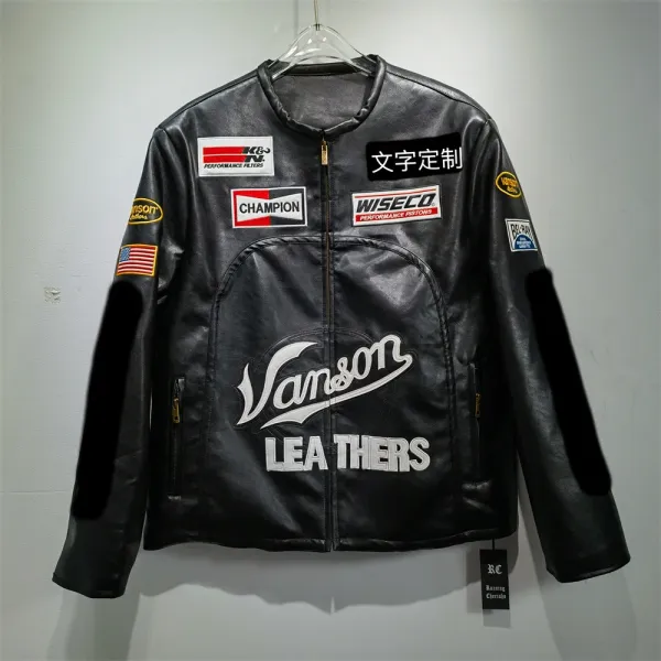 Maison Margiela Tabi Leather Jacket Black - 15