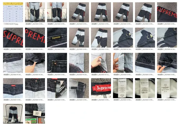 Supreme Gothic Logo Work Jacket Black Outerwear - 17