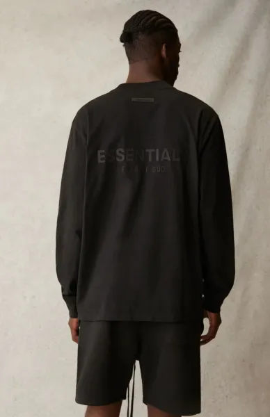 Fear of God Essentials Long Sleeve Tee White - 17
