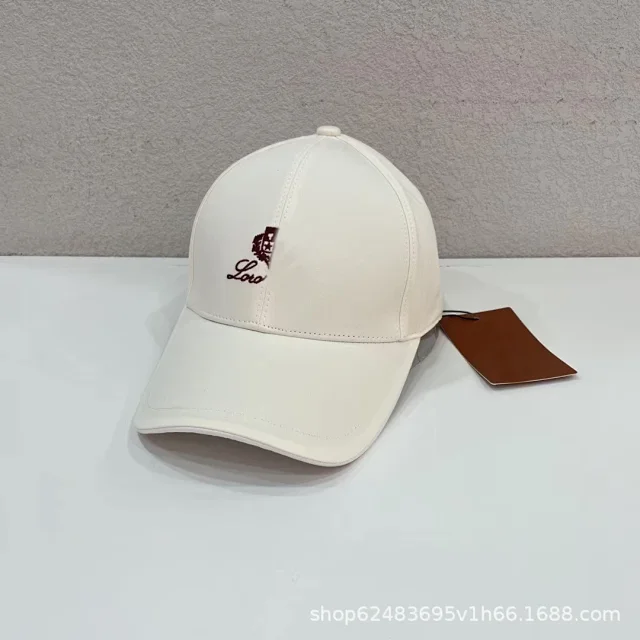 Unbranded Hats Embroidered baseball cap with contrast brim piping product detail image 19