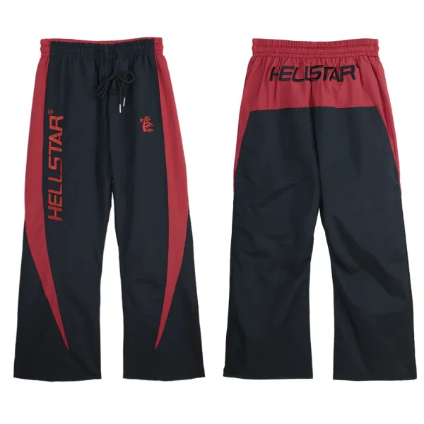 Hellstar Flame Logo Sweatpants Black - 16
