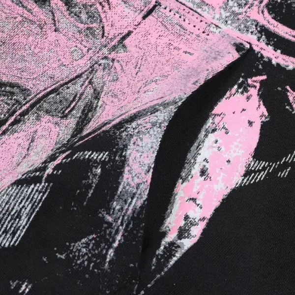 Guapi Cyberpunk Queen Black Pink Graphic Hoodie - 21