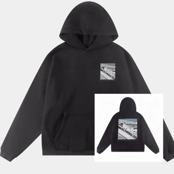 Riccardo Tisci x Givenchy 'Subway' Graphic Hoodie Black - 1