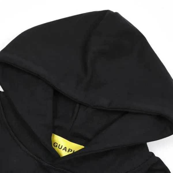 Guapi Cyberpunk Queen Black Pink Graphic Hoodie - 28