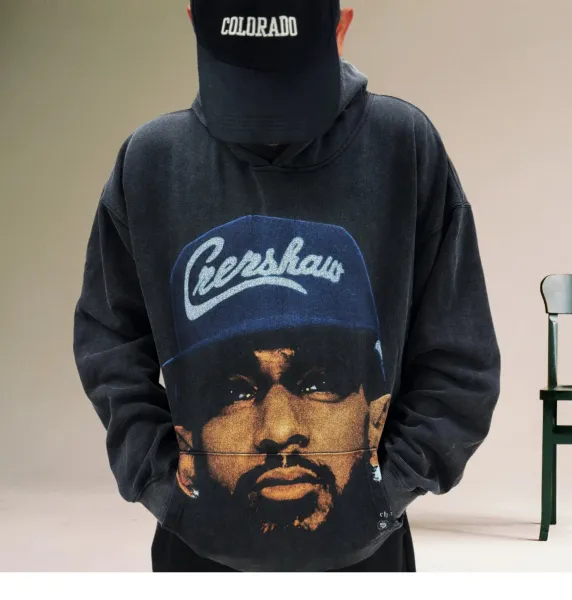 Dead Inside Graphic Hoodie Black - 12