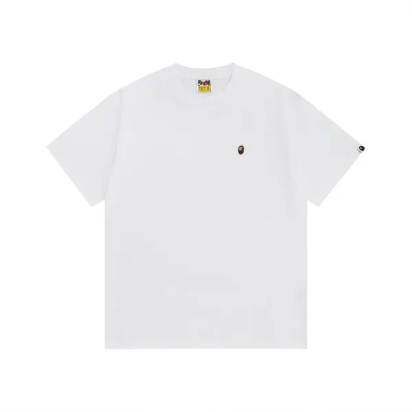 A Bathing Ape Classic Logo White T-Shirt - 1