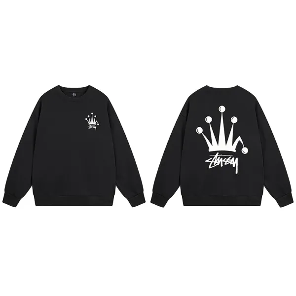 Stussy Flame Logo Crewneck Sweatshirt - 18