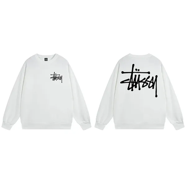 Stussy Flame Logo Crewneck Sweatshirt - 23