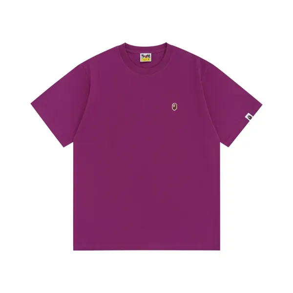 A Bathing Ape Classic Logo T-Shirt Purple - 1