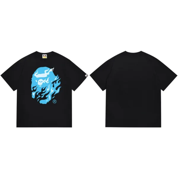 A Bathing Ape ABC Camo Ape Head Purple T-Shirt - 5