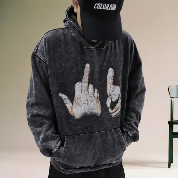 Dead Inside Graphic Hoodie Black - 21