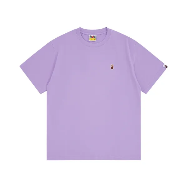 A Bathing Ape Classic Logo T-Shirt Lavender T-Shirt - 1