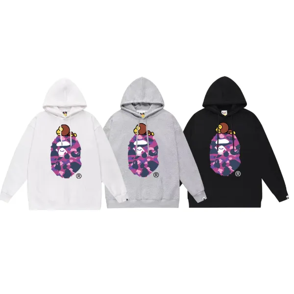 A Bathing Ape ABC Camo Bapesta Hoodie Black - 10