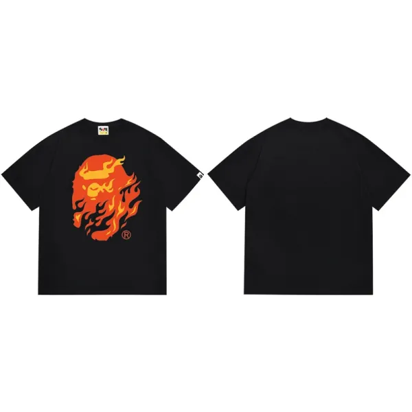 A Bathing Ape ABC Camo Ape Head Purple T-Shirt - 7