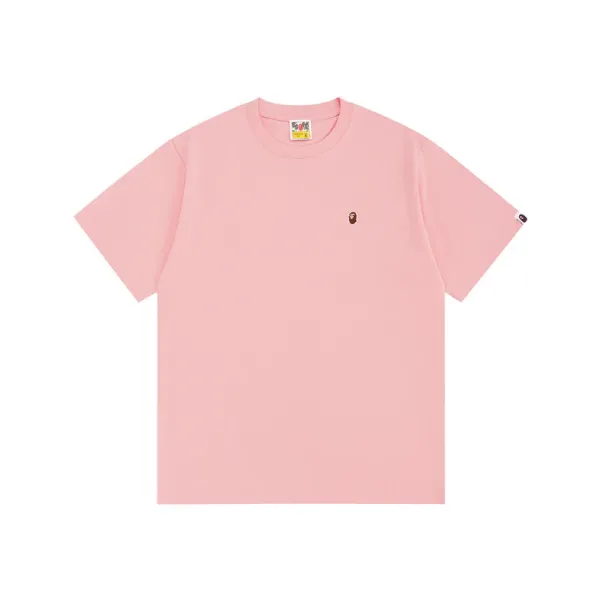 A Bathing Ape Classic Logo T-Shirt Pink T-Shirt - 1