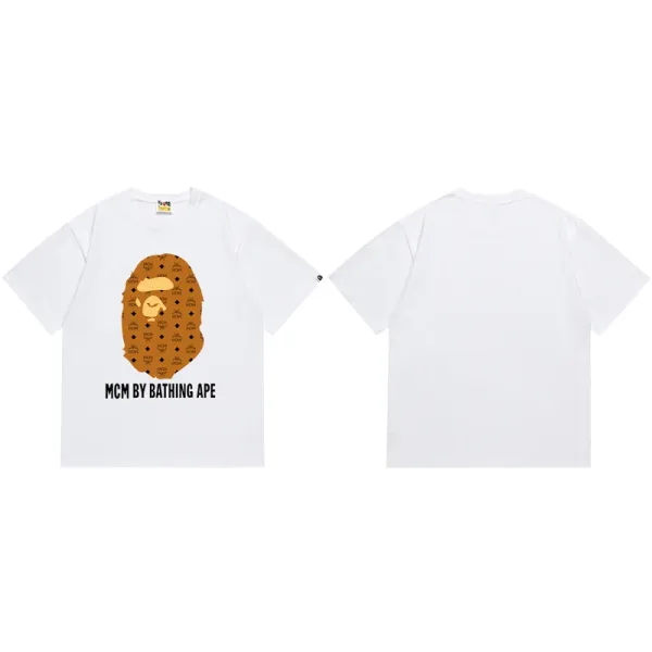 A Bathing Ape ABC Camo Ape Head Purple T-Shirt - 10