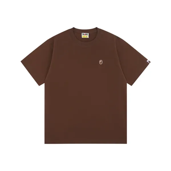 A Bathing Ape Classic Logo Brown T-Shirt - 1