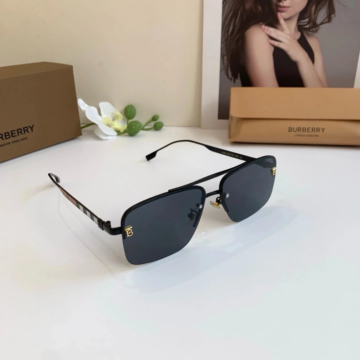 Louis Vuitton Eyewear Monogram shield sunglasses — B13