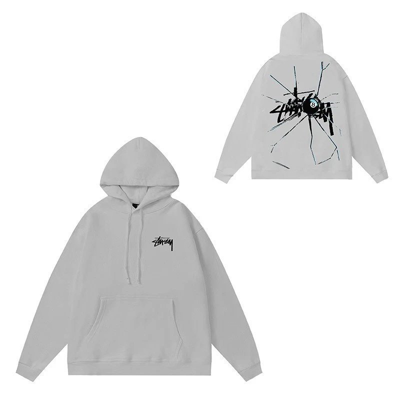 Stussy Grey Hooded S