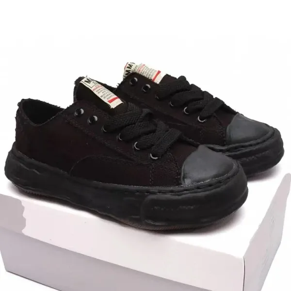 Maison Margiela Tabi Sneaker Black Canvas Sneakers - 1