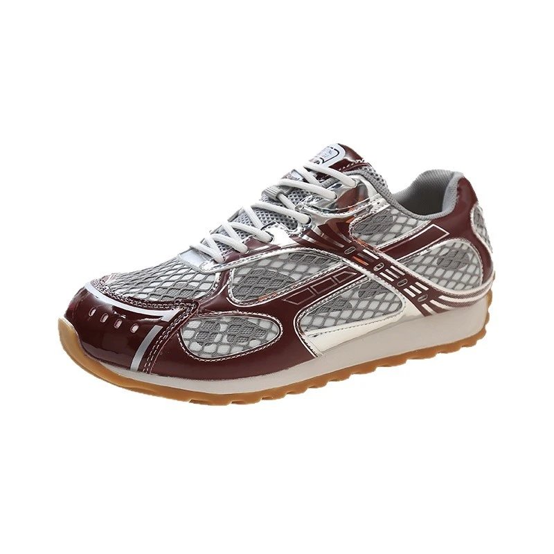Reebok Classic Leather Silver Mesh Running Sneakers