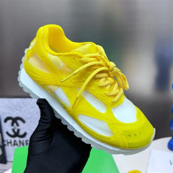 Chanel X Pharrell Williams Tennis Classic Yellow Transparent Sneakers - 1