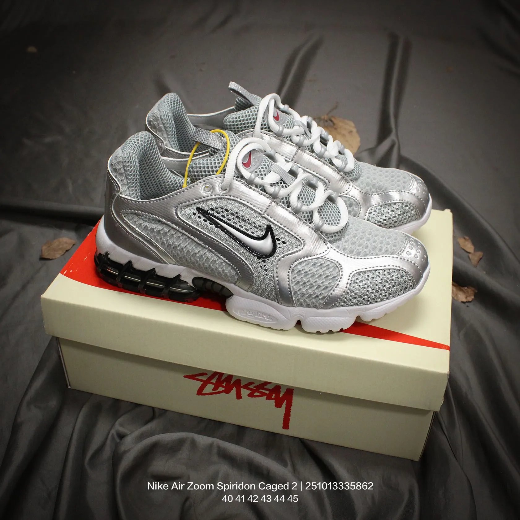 Nike Air Zoom Spiridon Caged 2 Off White Casual Sneakers