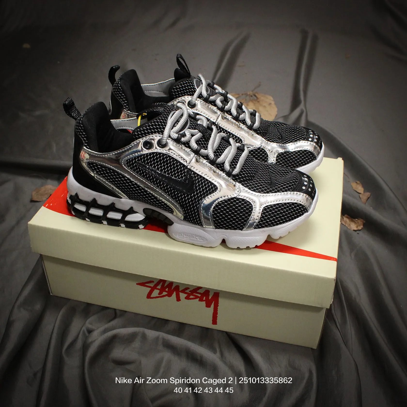 Nike Air Zoom Spiridon Caged 2 Off White Casual Sneakers