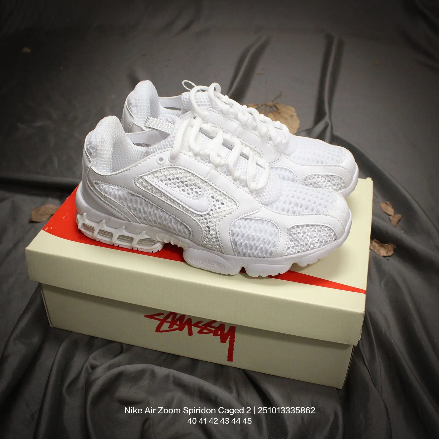 Nike Air Zoom Spiridon Caged 2 Off White Casual Sneakers