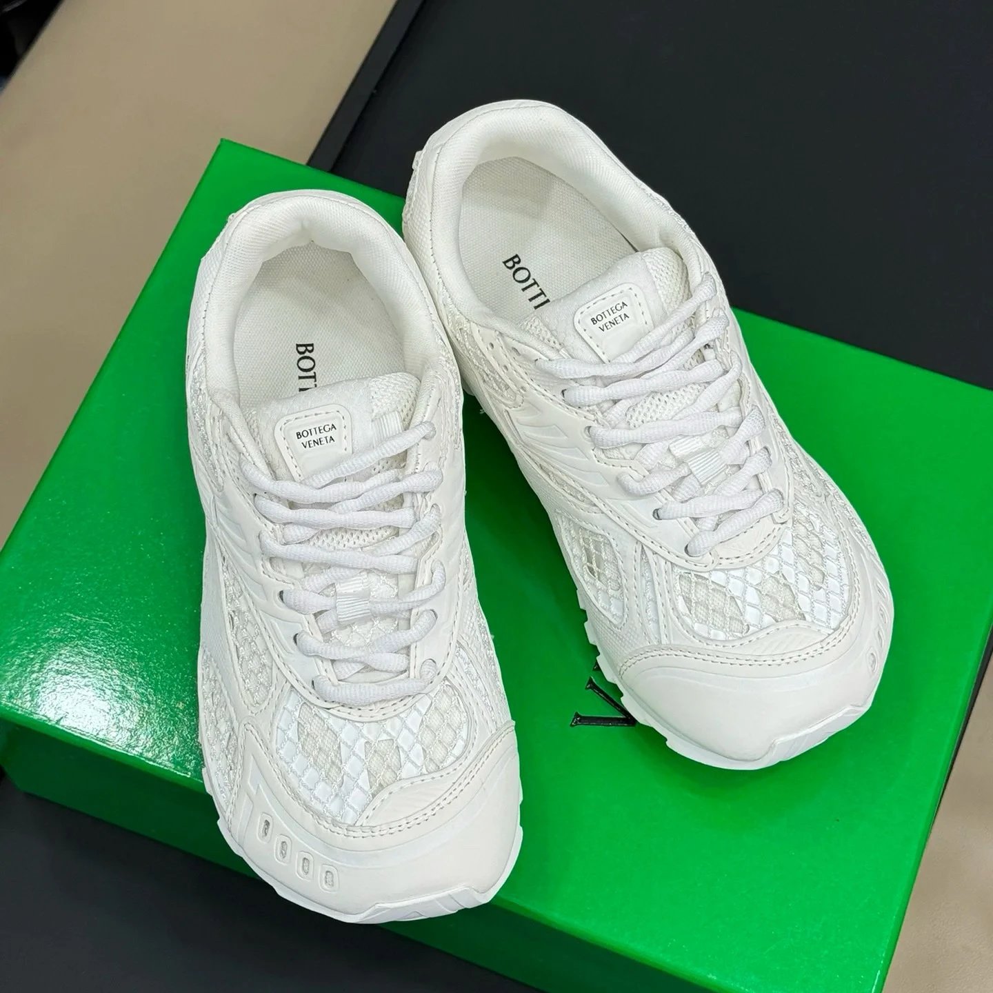 Balenciaga Orbit Sneaker Black Technical Fishnet Sneakers - 7