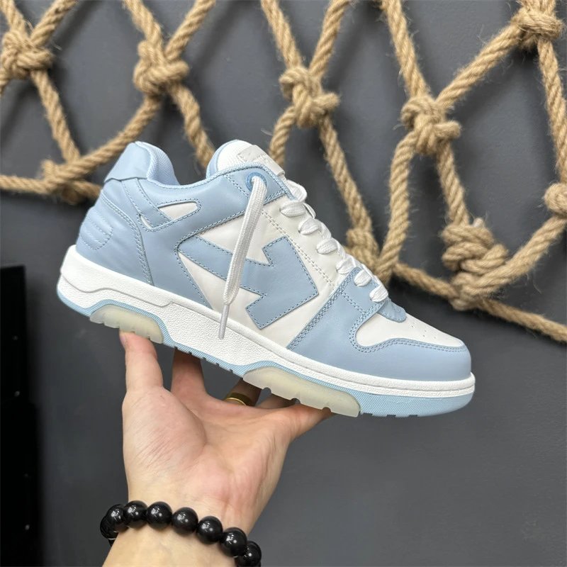Off-White Diagonal Arrow Low 'For Whom?' Black Sneakers - 6